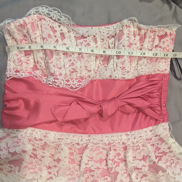 Betsey Johnson Lace Mini Tea Party Dress!! - Picture 3 of 7